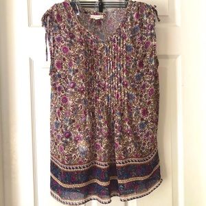 2/$10! LAST CHANCE! Sleeveless Boho Top